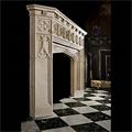 Tudor Gothic Limestone Chimneypiece | Westland Antiques
