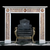 Brocatelle Marble Regency Fireplace | Westland Antiques
