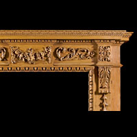 Carved Wood Neo Classical Fireplace | Westland Antiques
