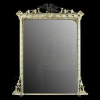 Victorian Painted Eagle Overmantle Mirror | Westland London