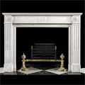 Antique fireplace mantel Louis XVI