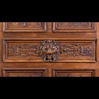 Renaissance Carved Walnut Wood Antique Doors | Westland London