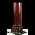 Victorian Red Marble Antique Pedestal Column | Westland London