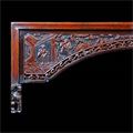Carved antique Chinese overdoor