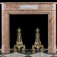 Louis XVI Crema Marble Antique Fireplace | Westland London