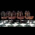Set Eight Mahogany Georgian Dining Chairs | Westland London