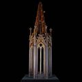 Antique Neo Gothic Carved Oak Canopy Spire  | Westland London