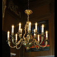 Rococo Twelve Light Bronze Chandelier | Westland London