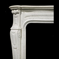 French Rococo Antique Marble Fireplace | Westland London
