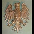 Pair Bronze Plaques Eagles Barclays Bank | Westland London
