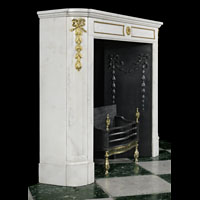 Small French Antique Marble Fireplace | Westland London