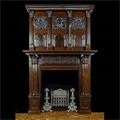 English Jacobean Style Oak Fireplace Surround | Westland