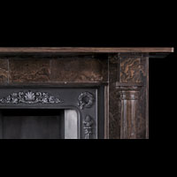Travertina Marble Regency Fireplace Surround | Westland Antiques

