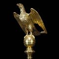 Antique brass eagle lectern.