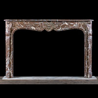 Rococo Red Marble Antique Fireplace | Westland Antiques