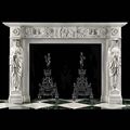 Regency Caryatid Antique Marble Fireplace | Westland Antiques