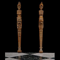 Carved Wood Spanish Mannerist Caryatids | Westland London