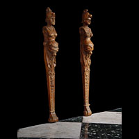 Carved Wood Spanish Mannerist Caryatids | Westland London