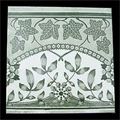 Antique Green Floral Ceramic Tiles | Westland Antiques