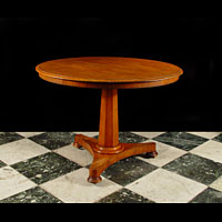 Round Victorian Tilt Oak Table | Westland London