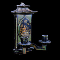 Antique Chinoiserie Lacquered Wall Light | Westland London