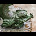 Antique Baroque manner Dolphin and Bowl Fountain
