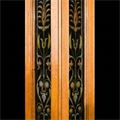 Pair Slate Oak Tall Arabesque Columns | Westland London