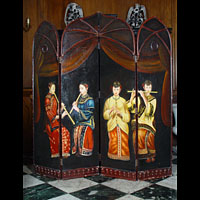 Oriental Four Panel Room Screen | Westland London