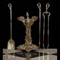 Victorian Brass Kingfisher Companion Set | Westland London