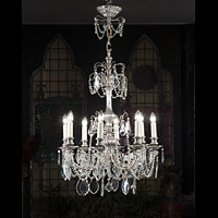 Silver Plated Classical Chandelier | Westland London