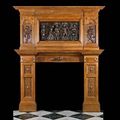 Arts And Crafts Oak Fireplace Mantel | Westland Antiques