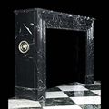 French Regency Black Marble Antique Fireplace | Westland London
