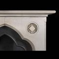 Neo Gothic Stone Fireplace Mantel | Westland Antiques