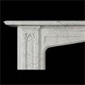 Gothic White Marble Victorian Fireplace | Westland London