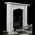 Gothic White Marble Victorian Fireplace | Westland London