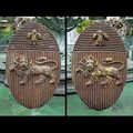 Heraldic Armorial Pair Large Cast Iron Lions | Westland London