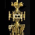 Antique Victorian Brass Chandelier