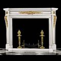 Marble Gilt Louis XVI Antique Fireplace | Westland London