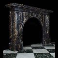 Black Portoro Marble Victorian Fireplace | Westland Antiques