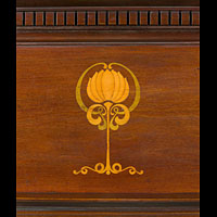 Edwardian Inlaid Mahogany Fireplace Mantel | Westland Antiques