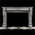 Grey Marble Louis XVI Antique Fireplace | Westland London
