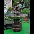 Antique Stone Fountain with Baroque Putti