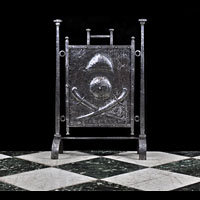 Arts And Crafts Antique Steel Fire Screen | Westland London