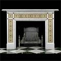 Marble Ceramic Tiles Victorian Fireplace | Westland Antiques