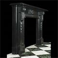 Palladian Black Marble Antique Fireplace | Westland London