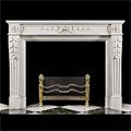 Bianco Marble Louis XVI Antique Fireplace | Westland Antiques
