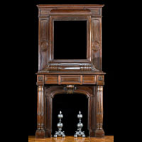 Renaissance Wood Trumeau Antique Fireplace | Westland London