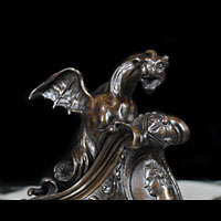 Bronze Dragon Louis XV French Chenets | Westland London