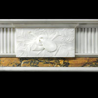 Georgian White Marble Fireplace Mantel | Westland Antiques
