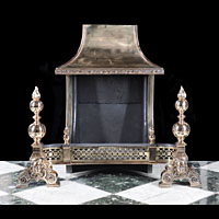 Hooded Baroque Victorian Antique Fire Grate | Westland London
